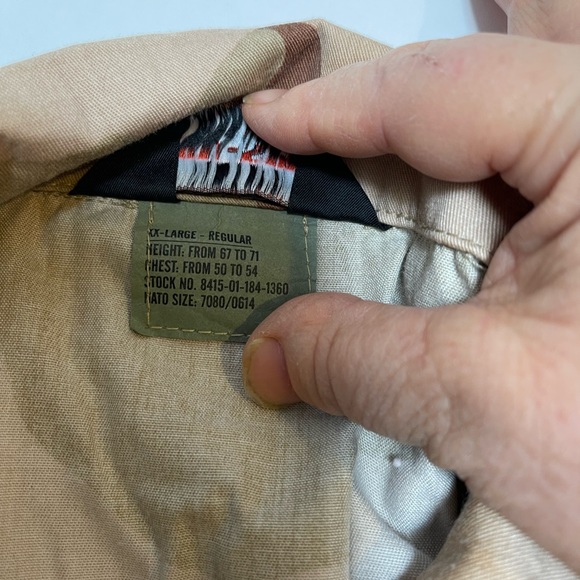 Mens TRU-SPEC Cotton Ripstop BDU Coat 2XL Tactical  Camo Uniform Shirt - Picture 8 of 10